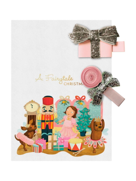 Набор заколок-зажимов "Подарок и леденец"  коллекция "Fairytale Christmas" Bunny Hill  купить онлайн