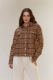 Куртка-рубашка твидовая в клетку с накладными карманами INSPIRE  купить онлайн