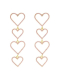 Серьги длинные Heart blue ÁMOXY s0060 купить онлайн