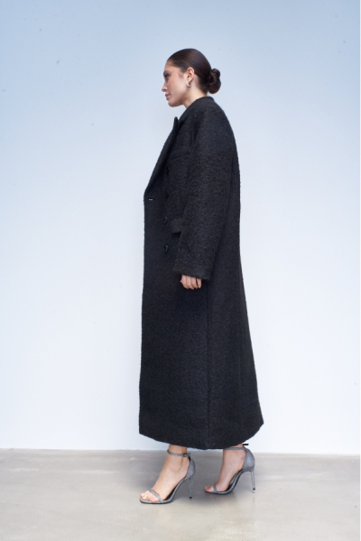 Grandma's moher coat (черный) Erist store  купить онлайн