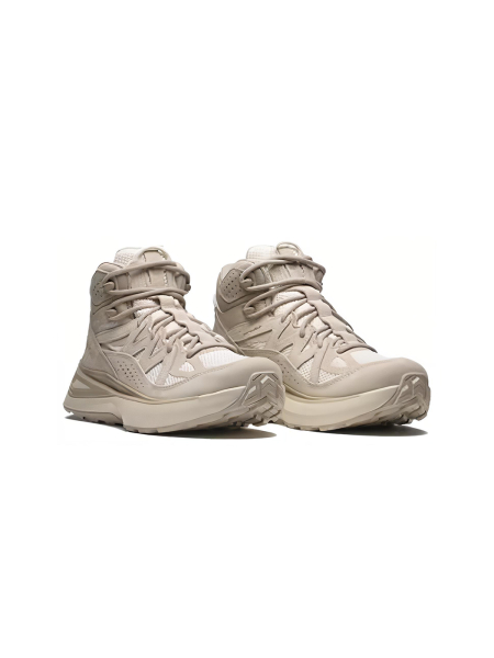 Ботинки мужские Salomon Oddyssey Elmt Mid Gore-Tex "Vanilla Ice Almond" NKDADDYS SNEAKERS, цвет: кремовый L47437300 купить онлайн