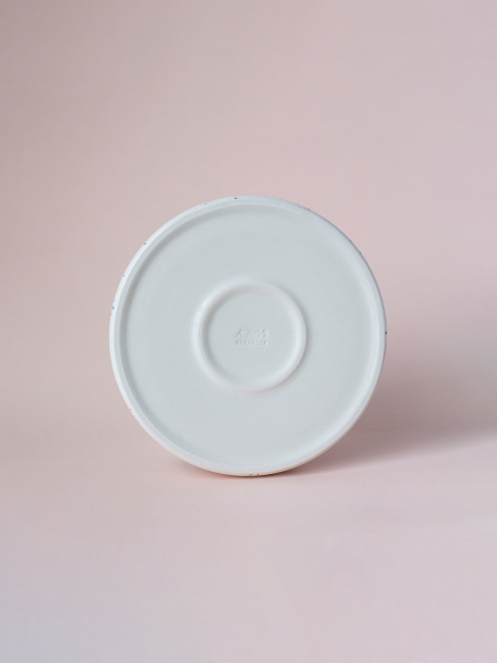 Тарелка "Синичка" с вертикальным бортиком AGAMI CERAMICS, цвет: белый  купить онлайн