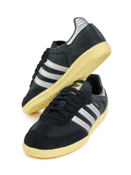 Кроссовки женские Adidas Samba OG "Black Almost Yellow" NKDADDYS SNEAKERS, цвет: Чёрный, IE8128 со скидкой купить онлайн