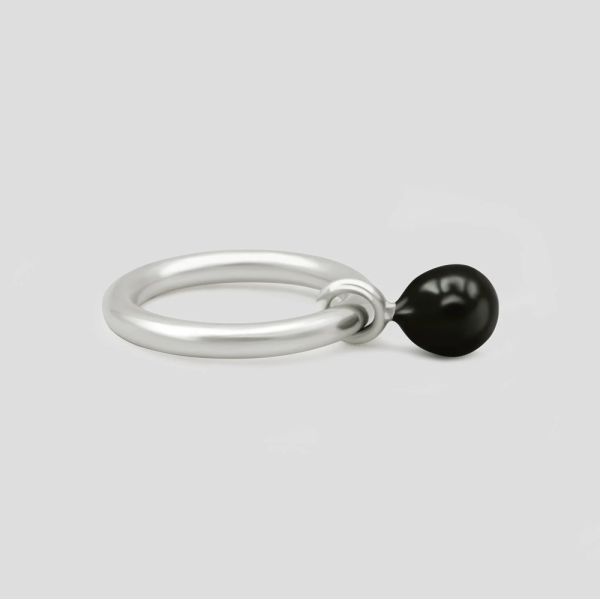 Кольцо Colour Drop black 11 Jewellery, цвет: серебро, 01-20-0002 купить онлайн