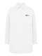 Рубашка обьемная с карманом MAISON (WHITE) (M, WHITE)