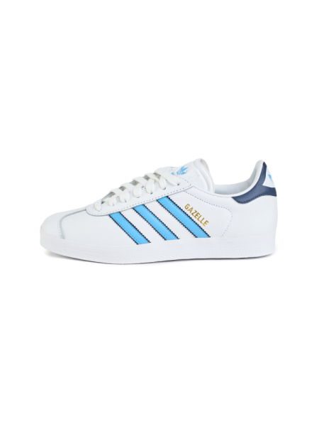 Кроссовки унисекс Adidas Gazelle "White Semi Blue Burst" NKDADDYS SNEAKERS, цвет: белый IG6210 купить онлайн