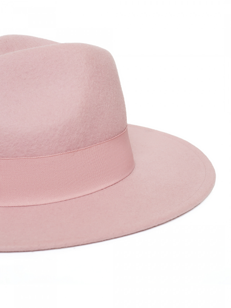 Шляпа федора фетровая с лентой Canotier  купить онлайн