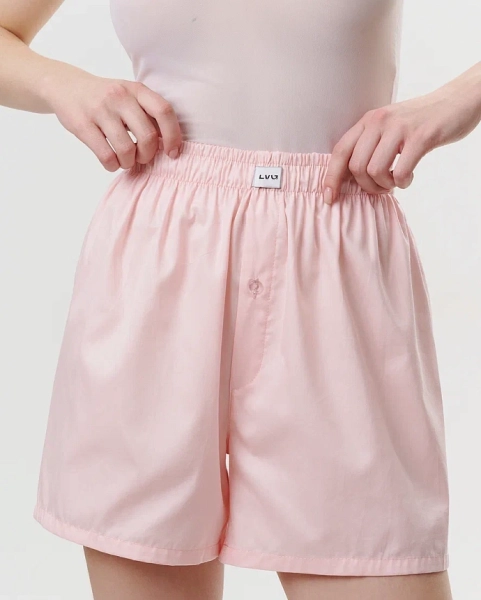 Шорты COTTON SHORTS LOVEGOODS, цвет: розовый,  купить онлайн