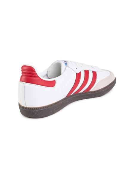 Кроссовки мужские Adidas Samba OG "White Better Scarlet" NKDADDYS SNEAKERS, цвет: белый IG1025 купить онлайн