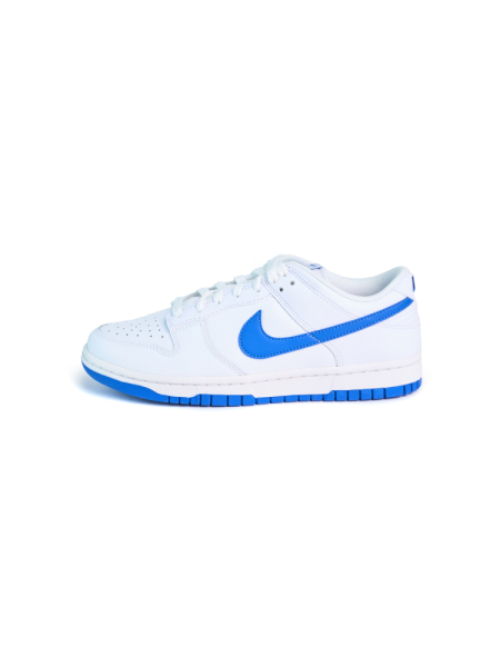 Кроссовки мужские Nike Dunk Low "White Hyper Royal" NKDADDYS SNEAKERS, цвет: белый DV0831-104 купить онлайн