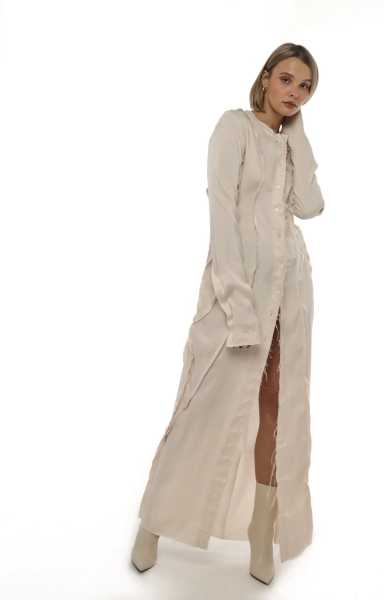Платье с рельефами купра M O N R Ê V E  купить онлайн