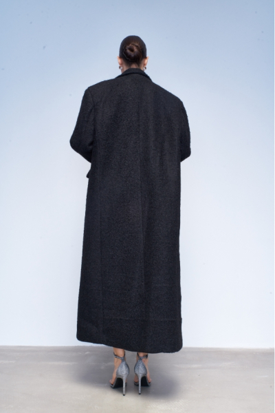 Grandma's moher coat (черный) Erist store  купить онлайн