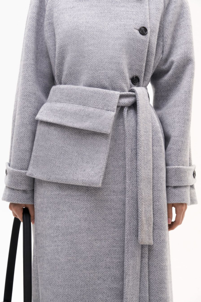 Пальто со съемным карманом на поясе TOPTOP  купить онлайн