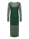 Платье из сетки с пайетками (Цвет: изумрудный) (S, изумрудный)