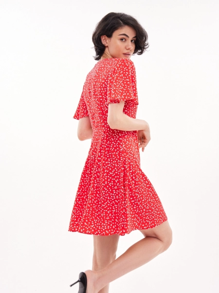 Платье мини с рукавами-крыльями TRUE RED (ex Solo U)  купить онлайн