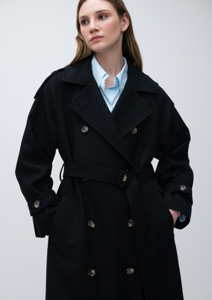 Пальто с поясом LAPLANDIA  купить онлайн