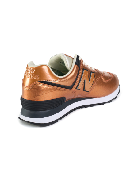 Кроссовки женские New Balance 574 "Bronze Black" NKDADDYS SNEAKERS, цвет: золотой WL574PX2 купить онлайн