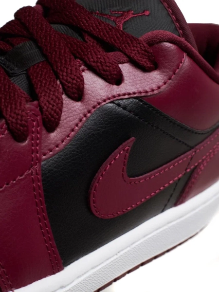 Кроссовки женские Air Jordan 1 Low "Black Maroon" NKDADDYS SNEAKERS  купить онлайн