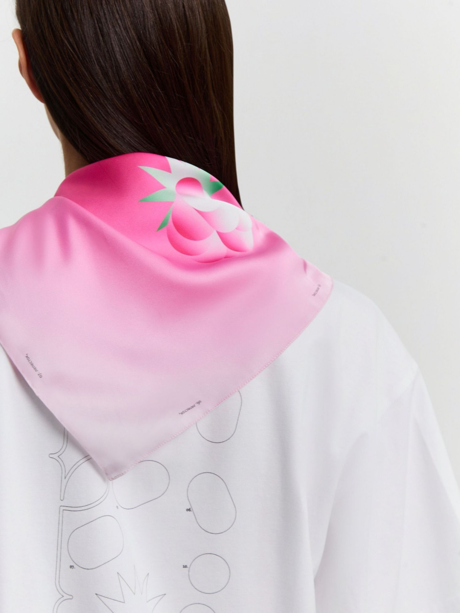 Платок с розой by Саша Посох AroundClother&Knitwear  купить онлайн
