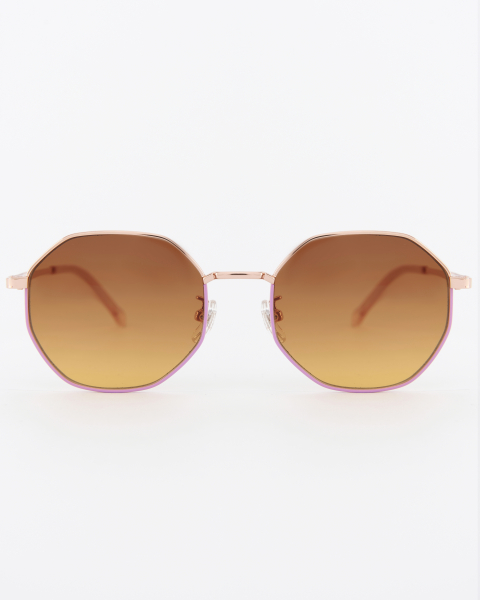 Солнцезащитные очки Spunky Ring Dong 2 Gold-Pink Spunky Studio  купить онлайн