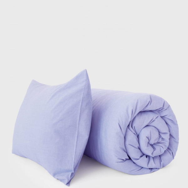 Простыня Melange Violet (без резинки) MORФEUS, цвет: melange violet,  со скидкой купить онлайн