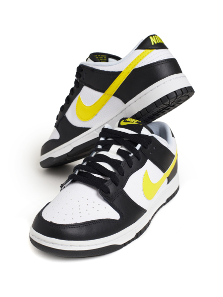 Кроссовки мужские Nike Dunk Low "Black Opti Yellow" NKDADDYS SNEAKERS  купить онлайн