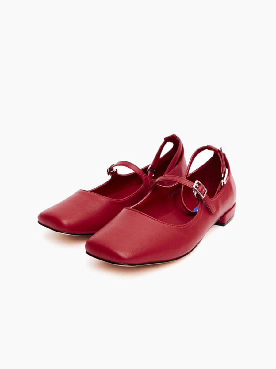 Туфли из микрофибры с ремешками Lera Nena, цвет: Бордовый LNU.104.14826.330 купить онлайн