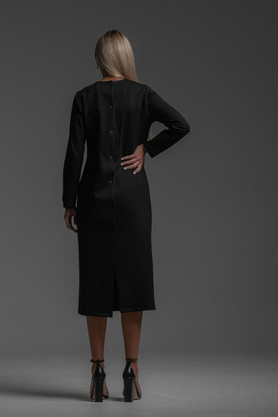 Базовое трикотажное платье с кнопками на спине MINI ПЛТ112 купить онлайн