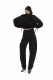 Свитшот со шнуровкой SVYATAYA, цвет: Чёрный,  купить онлайн