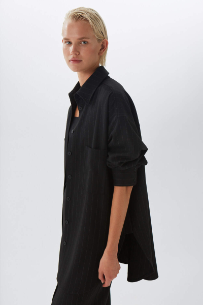 Рубашка оверсайз женская, шерсть MERÉ  купить онлайн