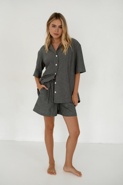 Пижама женская летняя OLVI HOME, цвет: STONE  купить онлайн