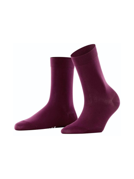 Носки женские Women's socks Cotton Touch Seasonal FALKE, цвет: Бордовый 47673 купить онлайн