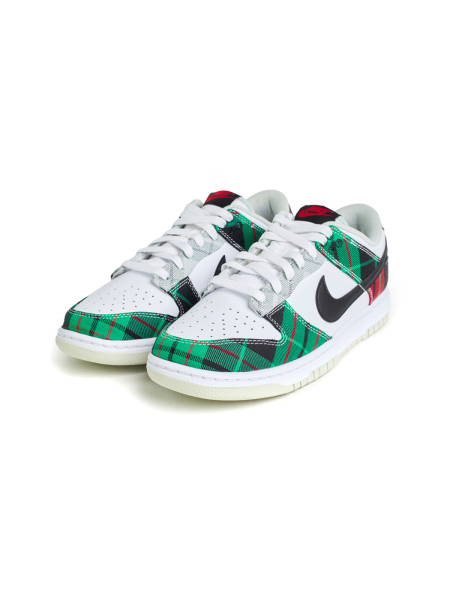 Кроссовки мужские Nike Dunk Low "Tartan Plaid" NKDADDYS SNEAKERS, цвет: белый DV0827-100 купить онлайн