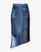 Ассиметричная джинсовая юбка RISHI, цвет: синий 1000777 купить онлайн
