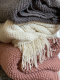 Плед мягкий "На осень" TOWELS BY SHIROKOVA, цвет: пудровый  купить онлайн