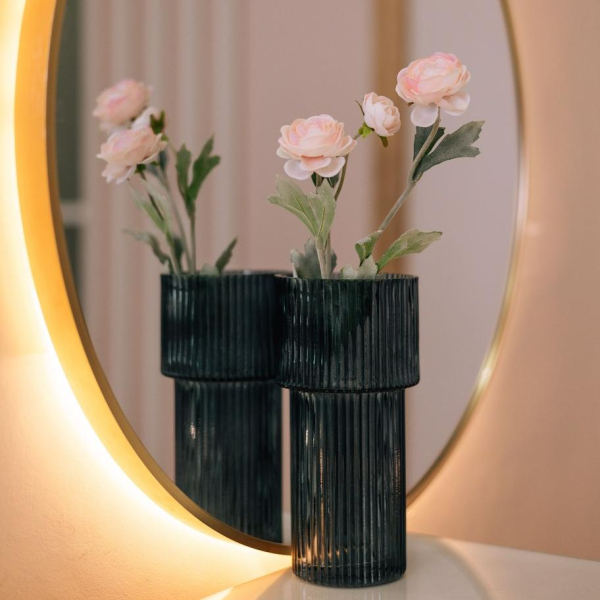 Декоративная ваза из рельефного стекла МАГАМАКС  купить онлайн