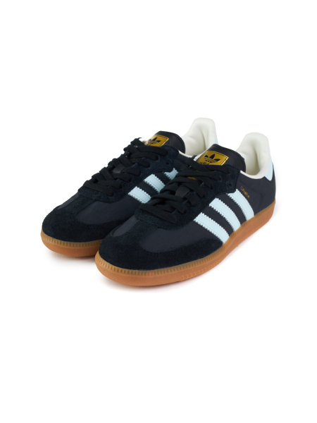 Кроссовки женские Adidas Samba OG "Carbon" NKDADDYS SNEAKERS, цвет: синий, ID0493 со скидкой купить онлайн