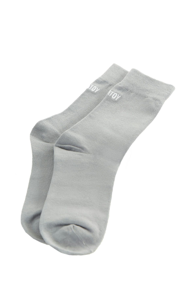 Носки SVYATOY с вышивкой SVYATAYA, цвет: серый 17863 купить онлайн