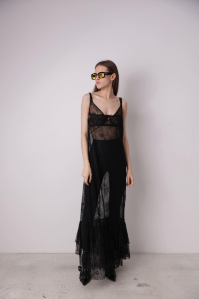 Платье-комбинация "Bla-Bla" Bolshe, цвет: Чёрный  со скидкой купить онлайн