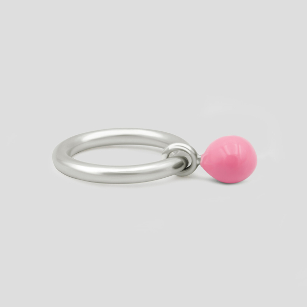 Кольцо Colour Drop pink 11 Jewellery, цвет: серебро, 01-20-0004 купить онлайн