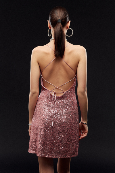 Платье комбинация из пайеток Mollis  купить онлайн