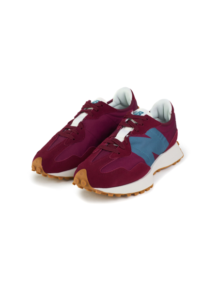 Кроссовки мужские New Balance 327 "Garnet Natural Indigo Gum" NKDADDYS SNEAKERS, цвет: Бордовый MS327HE1 купить онлайн