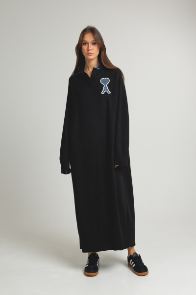 Платье - поло вязаное макси PARIS Label .B Kn.21.5.0439.0323BL купить онлайн