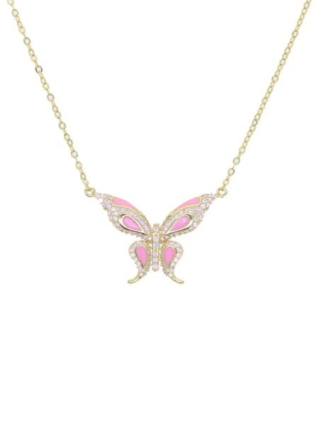 Цепь Butterfly pink ÁMOXY c0049 купить онлайн