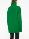 Трикотажное платье-туника с горлом (зеленый) (OS, зеленый)