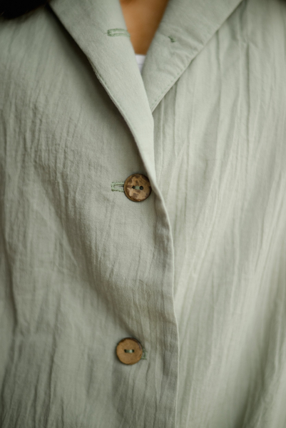 Пижама из хлопка "Эвкалипт" TOWELS BY SHIROKOVA, цвет: зеленый  купить онлайн