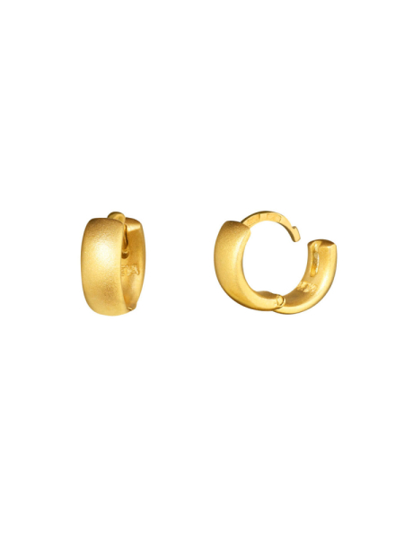 Серьги-кольца "Plump" Gold Matte 10 мм NEYAME, цвет: GOLD, 10043 купить онлайн