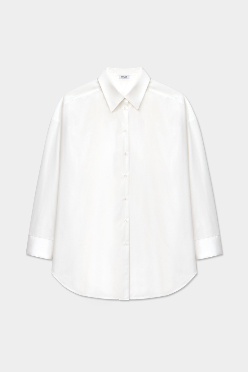 Рубашка оверсайз Mollis, цвет: айвори, 15-10-3200/1 купить онлайн