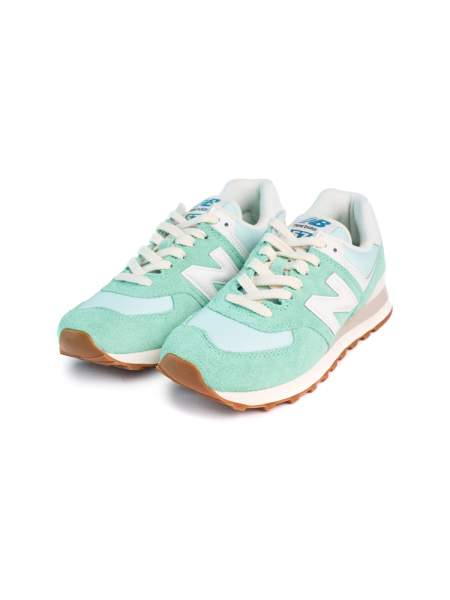 Кроссовки унисекс New Balance 574 "Turquoise" NKDADDYS SNEAKERS, цвет: зеленый, U574RD2 со скидкой купить онлайн