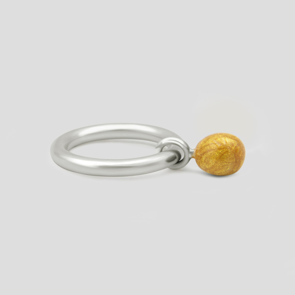 Кольцо Colour Drop honey 11 Jewellery, цвет: серебро, 01-20-0003 купить онлайн